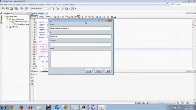 Email Client - Java смотреть онлайн