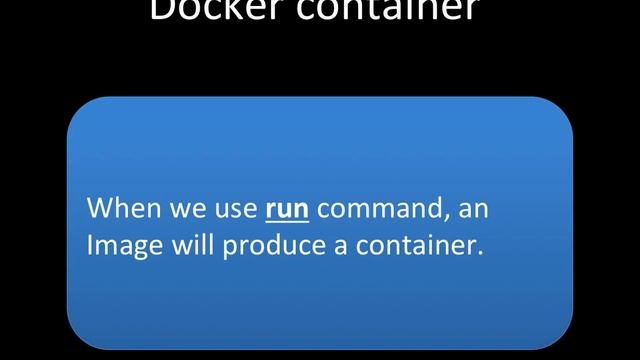 What is the difference between Docker image and Docker container? смотреть онлайн