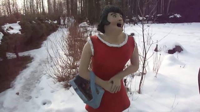 Парк скульптур в городе Париккала(Parikkala) смотреть онлайн