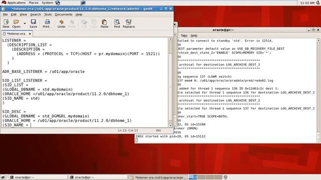 Oracle 11g Data Guard Configuration DB Broker- part- 13 смотреть онлайн