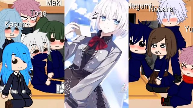 JJK react to F!y/n/gacha club/by maya/ смотреть онлайн