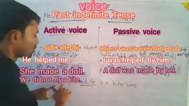 Voice-Past tense change in passive voice смотреть онлайн