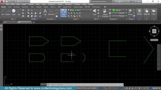 AUTODESK AUTOCAD CIVIL ENGINEERING SOFTWARE 61. Align Command смотреть онлайн