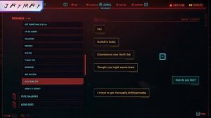 ALL JUDY ALVAREZ TEXT MESSAGES AND FILES | Cyberpunk 2077