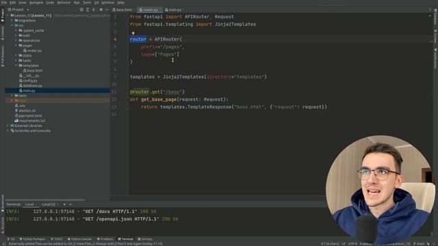 FastAPI - Верстка с Jinja. Как визуализировать API #12 смотреть онлайн