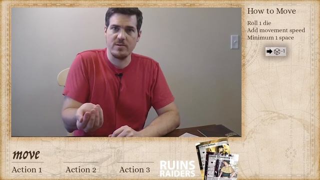 Ruins Raiders Board Game - How to Move - Walkthrough смотреть онлайн