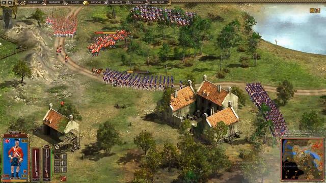 Казаки 2. Битва за Европу. DanTe vs Adamand. Тонкие красные линии. смотреть онлайн