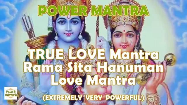 TRUE LOVE Mantra | Rama Sita Hanuman | Love Mantra смотреть онлайн