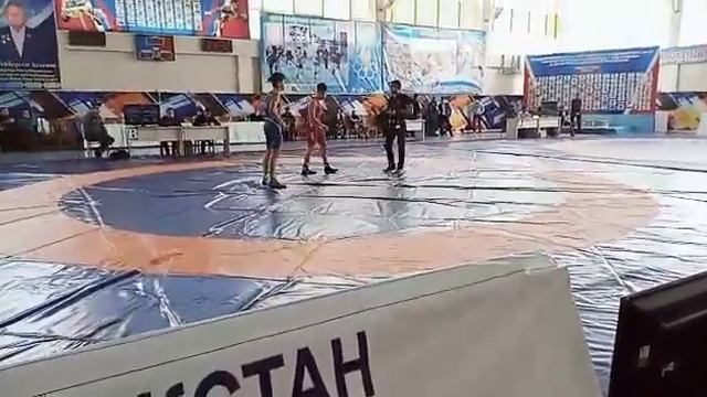 Чемпионат Казахстана U-15, г.Жаркент. Мамбетов Альфараби, первая схватка. 17.03.2021г. смотреть онлайн
