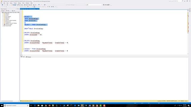 SQL Server Tutorials: 18. How to Insert, Update, and DELETE Data Part 3 смотреть онлайн