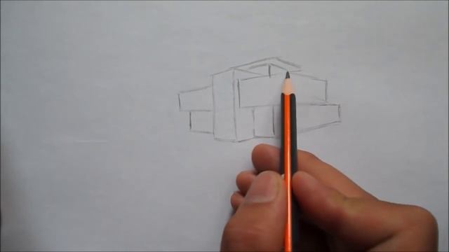 How to draw a modern house смотреть онлайн