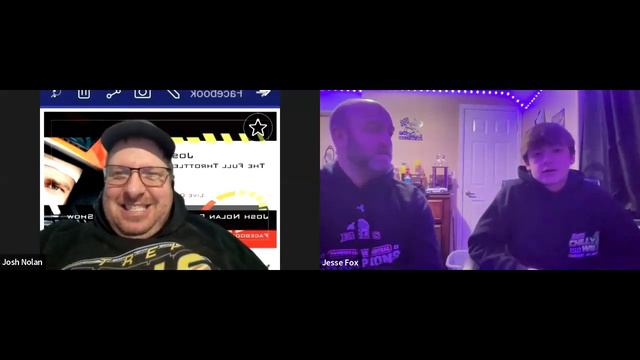 The Josh Nolan And Oliver S Full Throttle Racing Show # 1 On Youtube With Race Car Driver Cade Fox смотреть онлайн