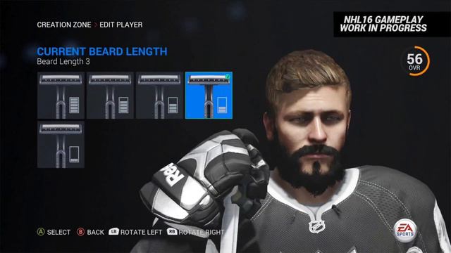 NHL 16 PLAYER CREATION PREVIEW - BEARDS, COLORS, NEW EQUIPMENT смотреть онлайн