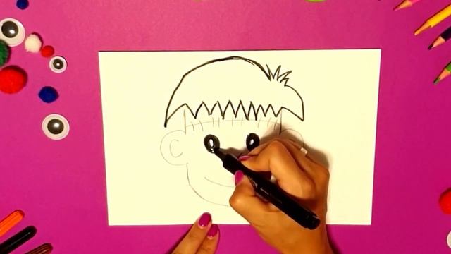 Хэллоуин! УЧИМСЯ рисовать Франкенштейна | #HALLOWEEN смотреть онлайн