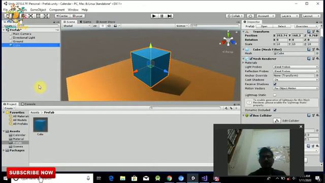 PREFAB AND INSTANTIATE () FUNCTION IN UNITY C# [Hindi] смотреть онлайн