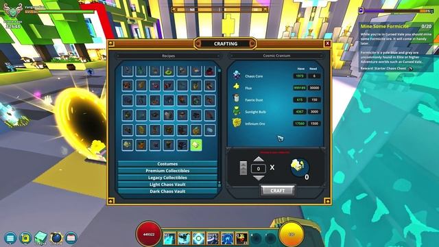 COSMIC CRANIUM AURA (bonus flux making tip)! ? Trove Chaos Chest Loot & Crafting Recipe смотреть онлайн