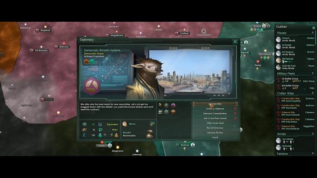 Stellaris - Developers Aiming for the Stars - Pt. 3 "Ideologies and Diplomacy" смотреть онлайн