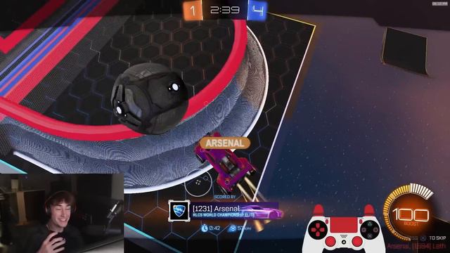 This Rocket League AIR DRIBBLE Battle was CHAOS... смотреть онлайн