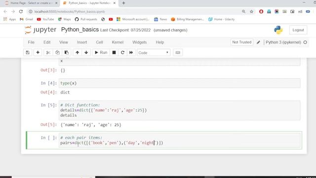 Dictionary in Python смотреть онлайн