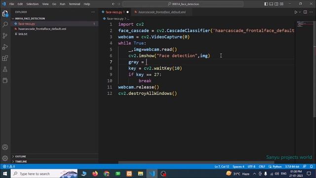 Face Detection using Opencv Python [ Opencv Projects ] смотреть онлайн