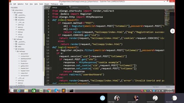 Remember me example in Django by Shiva Sir ,Django Cookie Example ,Django Cookie Tutorial смотреть онлайн
