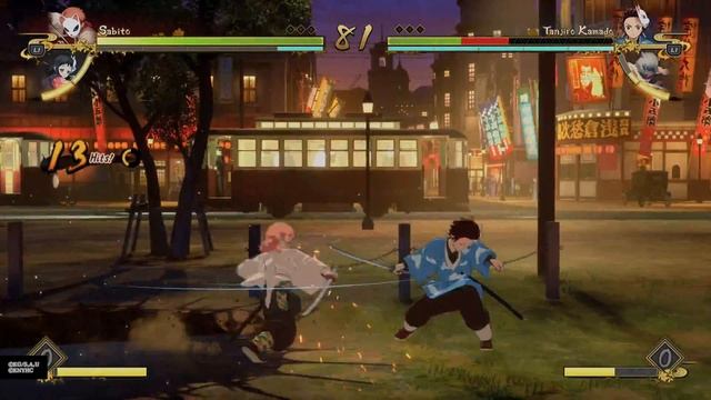 No meter Sabito touch to death combo in Demon Slayer game смотреть онлайн
