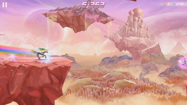 Robot Unicorn Attack 2! (Android games episode 2) смотреть онлайн