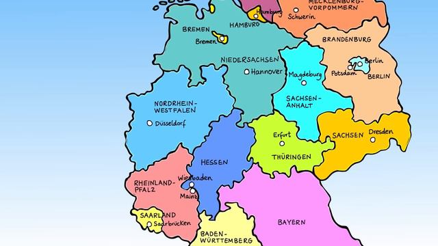 💡 Die 16 Bundesländer || Kinderlieder Zum Lernen