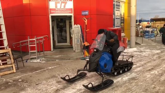 Снегоход Альфа 17 л.с. по цене смартфона! Проверка режимов. смотреть онлайн