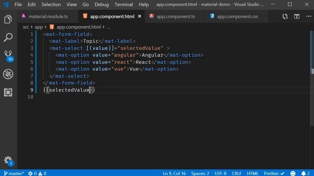 Angular Material Tutorial - 20 - Select смотреть онлайн