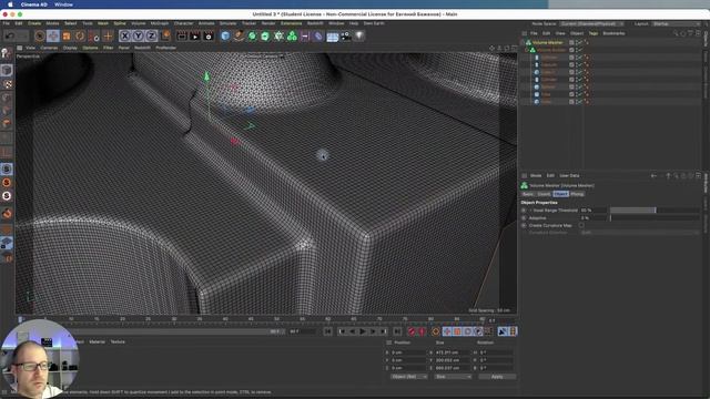 Volume Builder & Remesh s22, r23 Cinema4D смотреть онлайн