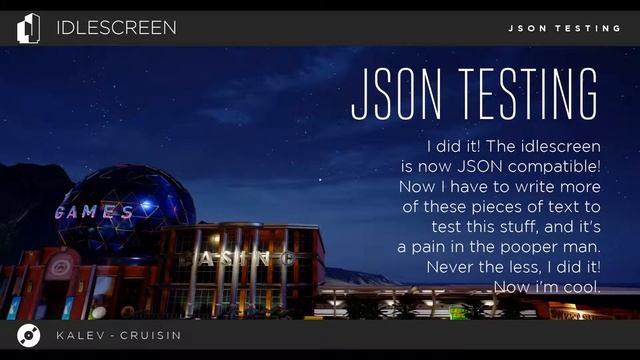 Unreal Engine 4: Idlescreen JSON Test смотреть онлайн