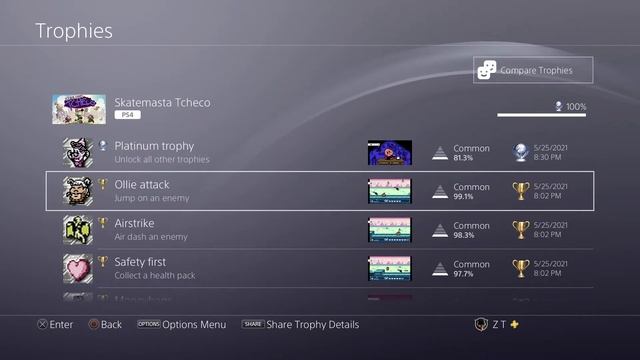 Road To The Skatemasta Tcheco (NA PS4) Platinum Trophy (plat #504) смотреть онлайн