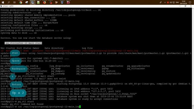Установка PostgreSQL 12 в Debian 10 "Buster" смотреть онлайн