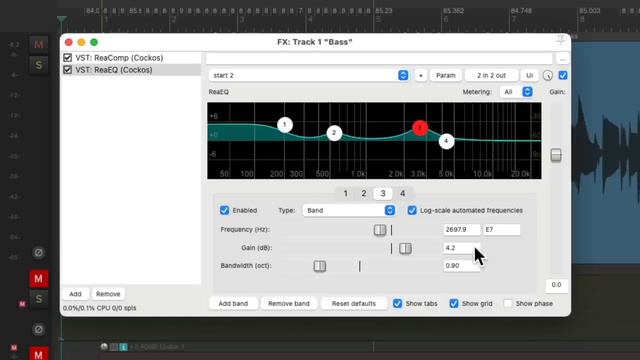 Mixing Bass Guitar in REAPER смотреть онлайн