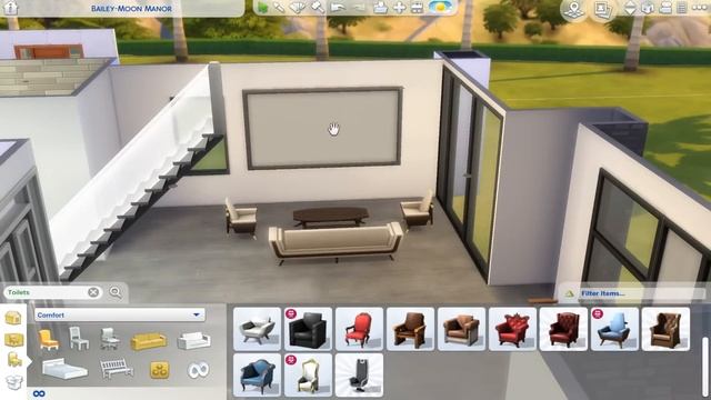 EVERY GET FAMOUS ITEM IN ONE BUILD ~ Sims 4 Speed Build: Modern Mansion смотреть онлайн