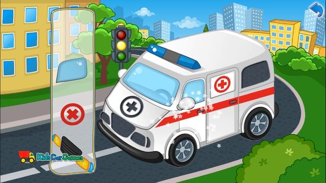 Cars Puzzles For Toddlers | Learning Street Vehicles Names And Sounds For Kids | Kids Car Games