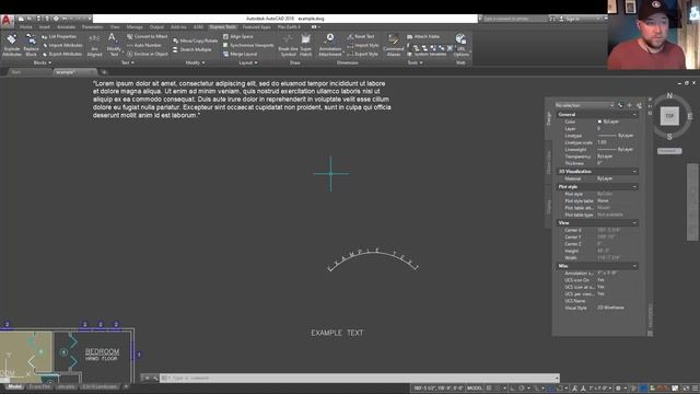 AutoCAD Convert Text to MTEXT & How to Curve Text! Quick Tips | 2 Minute Tuesday смотреть онлайн