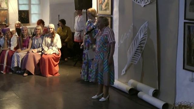 Ситцевая нарядница Конкурс платьев сшитых из ситца и льна Каргополь 2015 смотреть онлайн