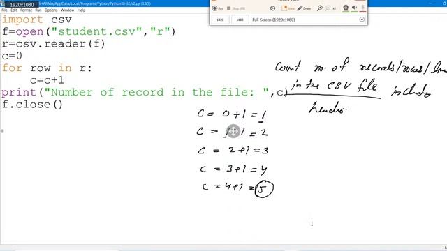 10 - Read the contents of CSV File in Python смотреть онлайн