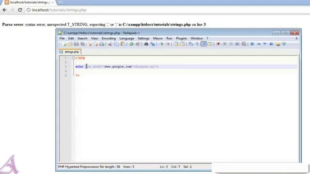 PHP Tutorial 7 Single Quotes and Concatenation PHP For Beginners смотреть онлайн
