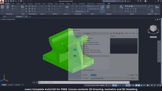 AutoCAD 3D Modeling for Beginners in Hindi смотреть онлайн