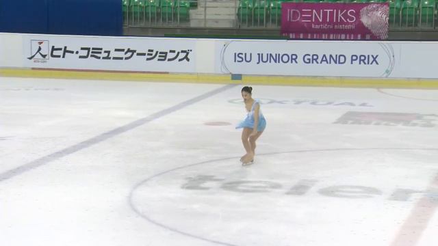 ISU 2014 Jr Grand Prix Ljubljana Ladies Short Program Yuka NAGAI JPN смотреть онлайн