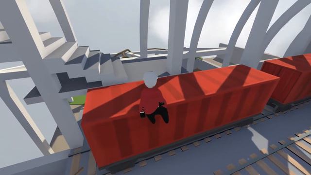 ПРОБУЮ human fall flat ХЬЮМАН ФОЛ ФЛЭТ смотреть онлайн