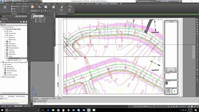 Civil 3D 2018 "Whats New" Create Plan Plan Profile Profile Sheets смотреть онлайн