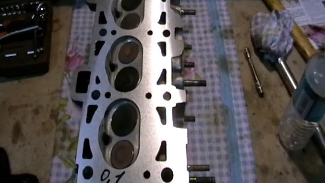 Лада Калина 8 клапанов, Сборка ГБЦ, установка прокладки. смотреть онлайн