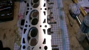 Лада Калина 8 клапанов, Сборка ГБЦ, установка прокладки.