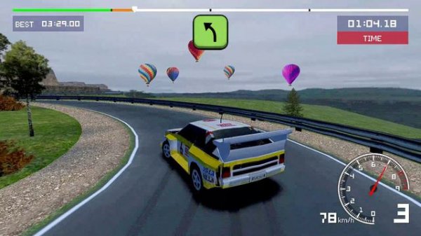 Игровой процесс Old School Rally [ПК]