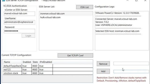 Create a custom TCP/IP stack on ESXi - VMware PowerCLI GUI смотреть онлайн