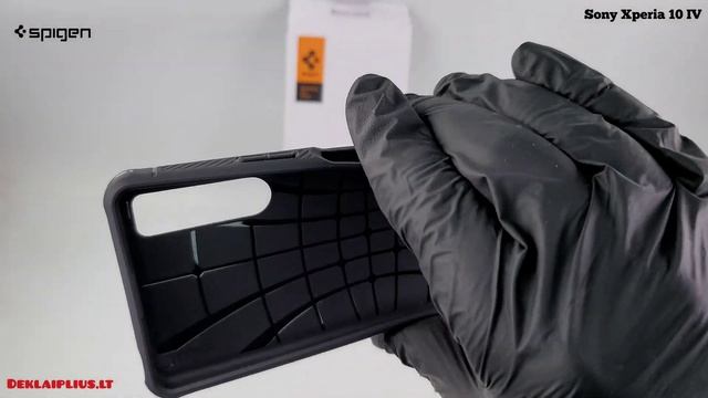 Sony Xperia 10 IV Spigen rugged armor guminis dėklas смотреть онлайн